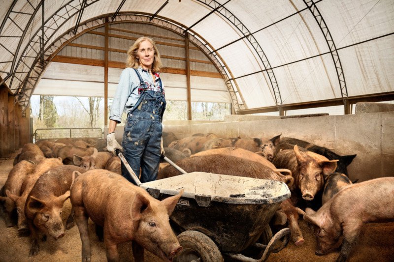 Nancy Poli, Pig Farmer, Stryker Farms, Saylorsburg, PA.