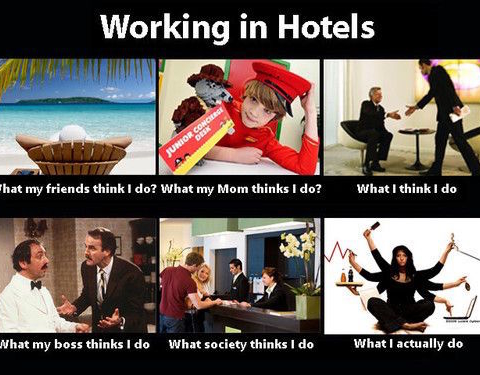 working in hotel